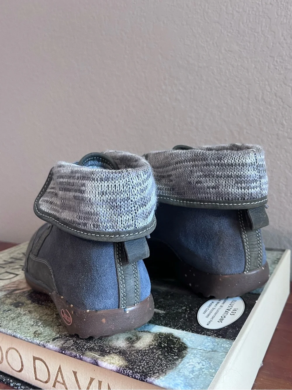 Chaco Barberry Foldover Boot Ladies 8.5 Color Castlerock